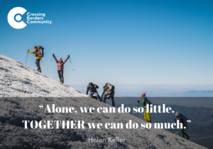 Quote: Alone, we can do little, TOGEHTER we can do so much. -- Helen Keller